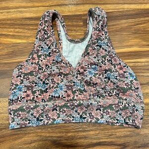 Floral nursing bra